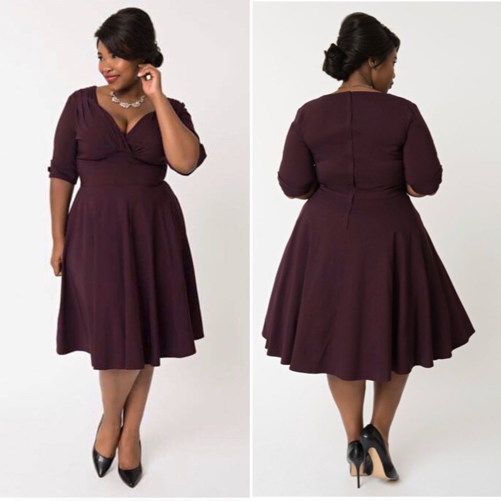 Unique Vintage swing dress size 18